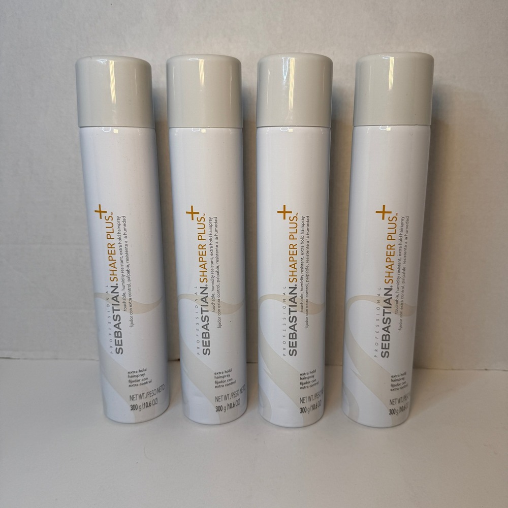 Sebastian Shaper Plus Extra Hold Hairspray 10.6 oz Humidity Resistant 4 Pack NEW